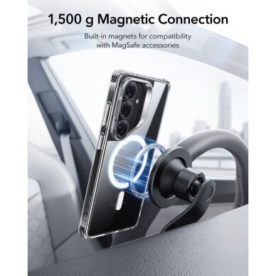 Samsung Galaxy S26+ ESR Classic Hybrid Kickstand MagSafe dėklas – skaidrus 5 Samsung Galaxy S26+ ESR Classic Hybrid Kickstand MagSafe dėklas – skaidrus 5