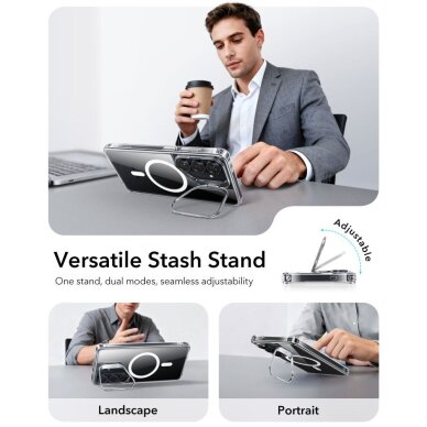 Samsung Galaxy S26 ESR Classic Hybrid Kickstand MagSafe dėklas – skaidrus 2 Samsung Galaxy S26 ESR Classic Hybrid Kickstand MagSafe dėklas – skaidrus 2