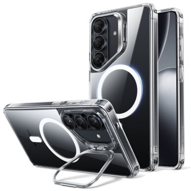 Samsung Galaxy S26 ESR Classic Hybrid Kickstand MagSafe dėklas – skaidrus