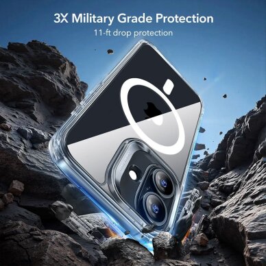 iPhone 17 ESR Classic Hybrid MagSafe + grūdinto stiklo rinkinys – skaidrus 3 iPhone 17 ESR Classic Hybrid MagSafe + grūdinto stiklo rinkinys – skaidrus 3