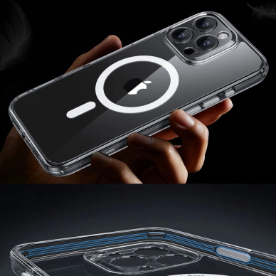 ESR Classic Pro Set Halolock MagSafe Dėklas iPhone 16 Pro - skaidrus 6 ESR Classic Pro Set Halolock MagSafe Dėklas iPhone 16 Pro - skaidrus 6