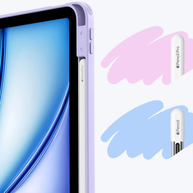 iPad 10.9" (2020–2022 4/5 gen.) / 11" (2024–2025 6/7 gen.) – ESR Flip Hybrid dėklas - Violetinis 6