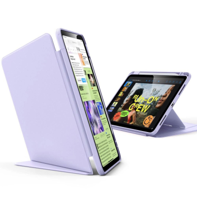 iPad 10.9" (2020–2022 4/5 gen.) / 11" (2024–2025 6/7 gen.) – ESR Flip Hybrid dėklas - Violetinis