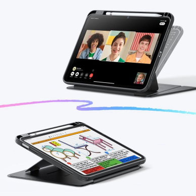 iPad 10.9" 2022 / 11" 2025 – ESR Flip Hybrid dėklas - Juodas 2