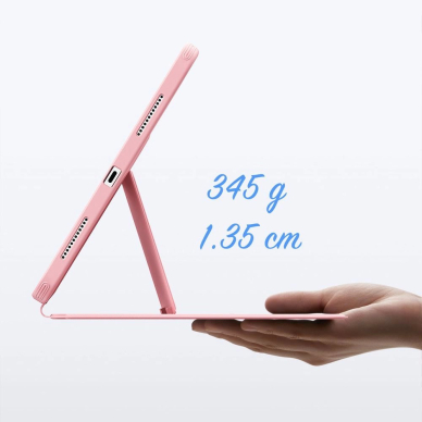 iPad 10.9" 2022 (10 gen.) / 11" 2025 (11 gen.) – ESR Flip Hybrid dėklas - Rožinis 5