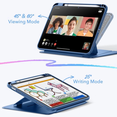 iPad 10.9” 2022 / iPad 11” 2024 ESR Flip Hybrid dėklas - mėlynas 4