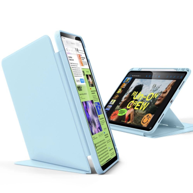 iPad Air 13" 1 / 2 – ESR Flip Hybrid dėklas - Mėlynas