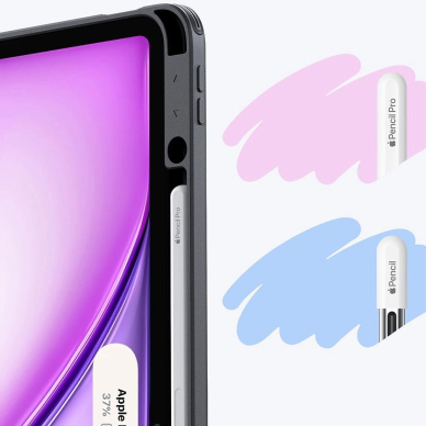 iPad Air 13" 2024–2025 – ESR Flip Hybrid dėklas - Juodas 6