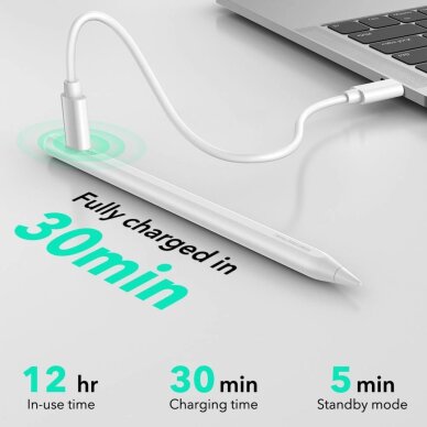 Skaitmeninis rašiklis ESR Geo Digital Stylus – baltas 3 Skaitmeninis rašiklis ESR Geo Digital Stylus – baltas 3