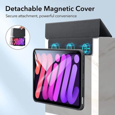 Akcija! ESR REBOUND HYBRID IPAD MINI 6 2021 FROSTED BLACK 6