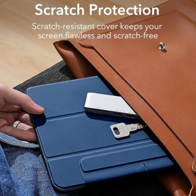 iPad Pro 11" (5 / 6 karta, 2024–2025) ESR Rebound magnetinis dėklas – tamsiai mėlynas 4