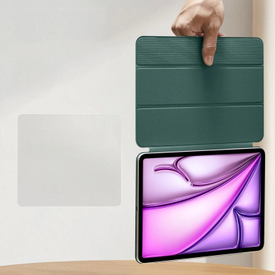 iPad Pro 12.9” 2020 / 2021 / 2022 / iPad Air 13” 2024 / 2025 ESR Rebound Magnetic dėklas - žalias 2