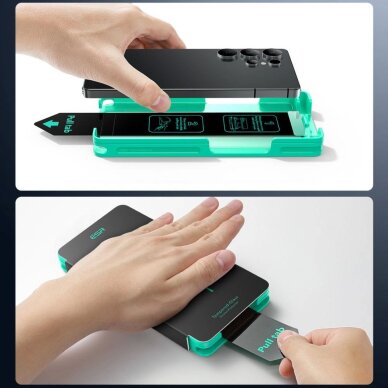 Akcija! ESR grūdintas stiklas (2 vnt.) skirtas Samsung Galaxy S25 Ultra – skaidrus 2 Akcija! ESR grūdintas stiklas (2 vnt.) skirtas Samsung Galaxy S25 Ultra – skaidrus 2