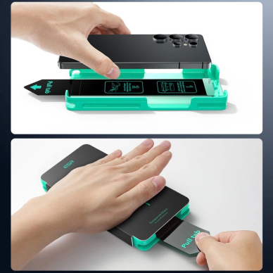 ESR grūdintas stiklas (2 vnt.) skirtas Samsung Galaxy S25 Ultra – skaidrus 2 ESR grūdintas stiklas (2 vnt.) skirtas Samsung Galaxy S25 Ultra – skaidrus 2