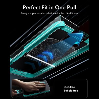 Samsung Galaxy S26 Ultra ESR UltraFit Armorite privatumo grūdintas stiklas 4