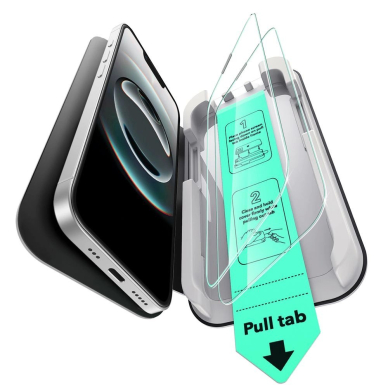 iPhone 13 / 13 Pro / 14 / 16e – ESR UltraFit grūdinto stiklo 2 vnt. rinkinys 2 iPhone 13 / 13 Pro / 14 / 16e – ESR UltraFit grūdinto stiklo 2 vnt. rinkinys 2