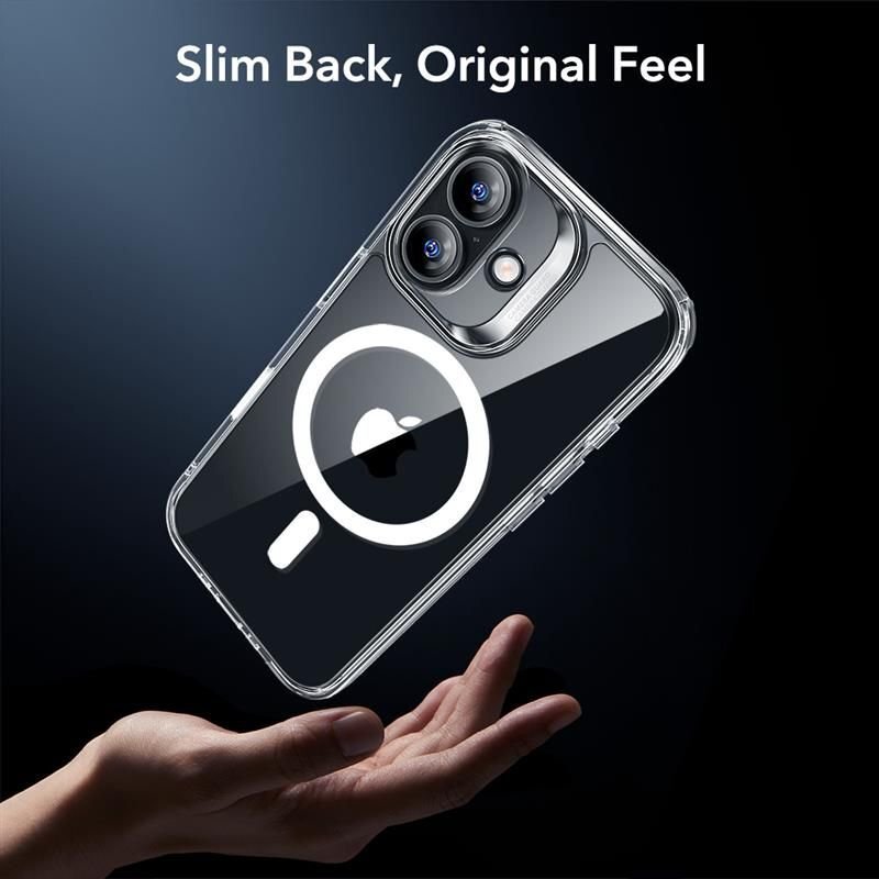 iPhone 17 ESR Classic Hybrid MagSafe + grūdinto stiklo rinkinys – skaidrus 7