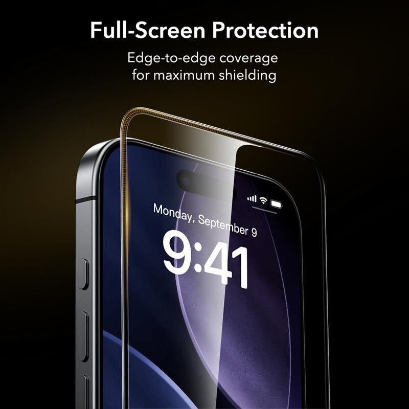 iPhone 16 Pro / 17 ESR UltraFit Armorite Pro grūdintas stiklas – skaidrus 8