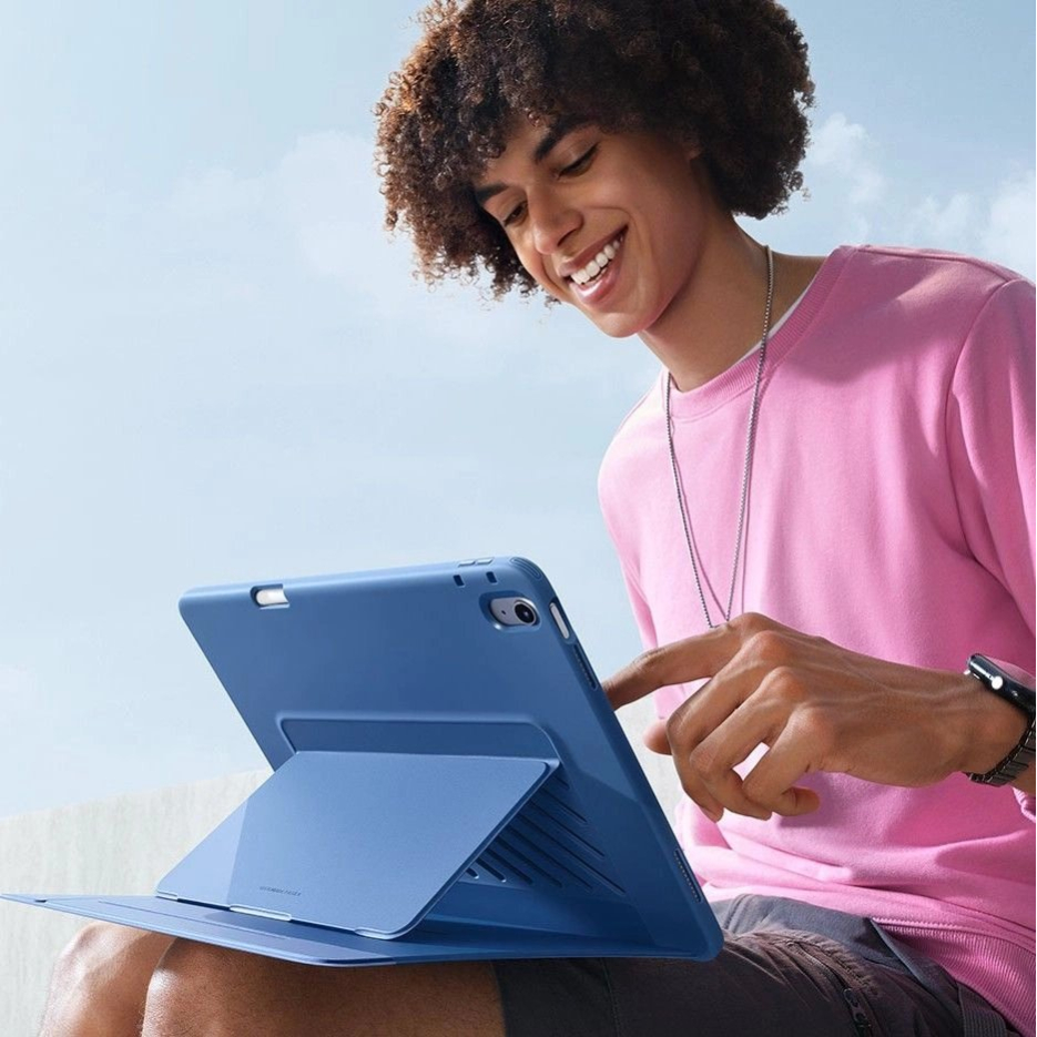 iPad 10.9” 2022 / iPad 11” 2024 ESR Flip Hybrid dėklas - mėlynas 5