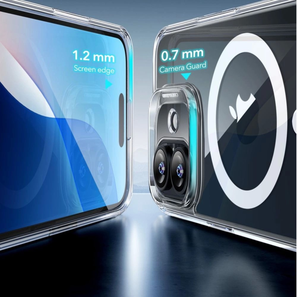 ESR Classic Hybrid Halolock Magsafe Dėklas + Apsauginis stiklas iPhone 16 - Skaidrus 3 ESR Classic Hybrid Halolock Magsafe Dėklas + Apsauginis stiklas iPhone 16 - Skaidrus 3