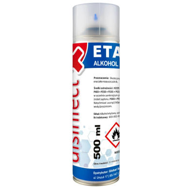 DISINFECT 99% ETHANOL etilo alkoholis purškiamas, denatūruotas – 500 ml