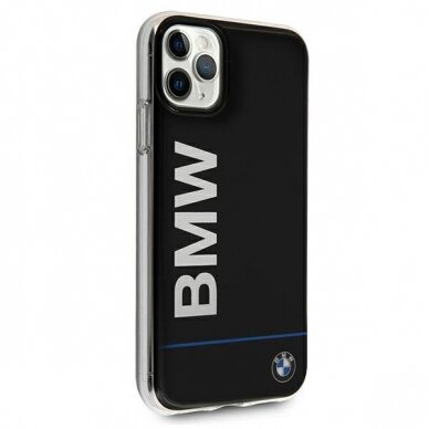 Originalus BMW dėklas BMHCN65PCUBBK iPhone 11 Pro Max 11 6,5" Juodas Signature Printed Logo 3