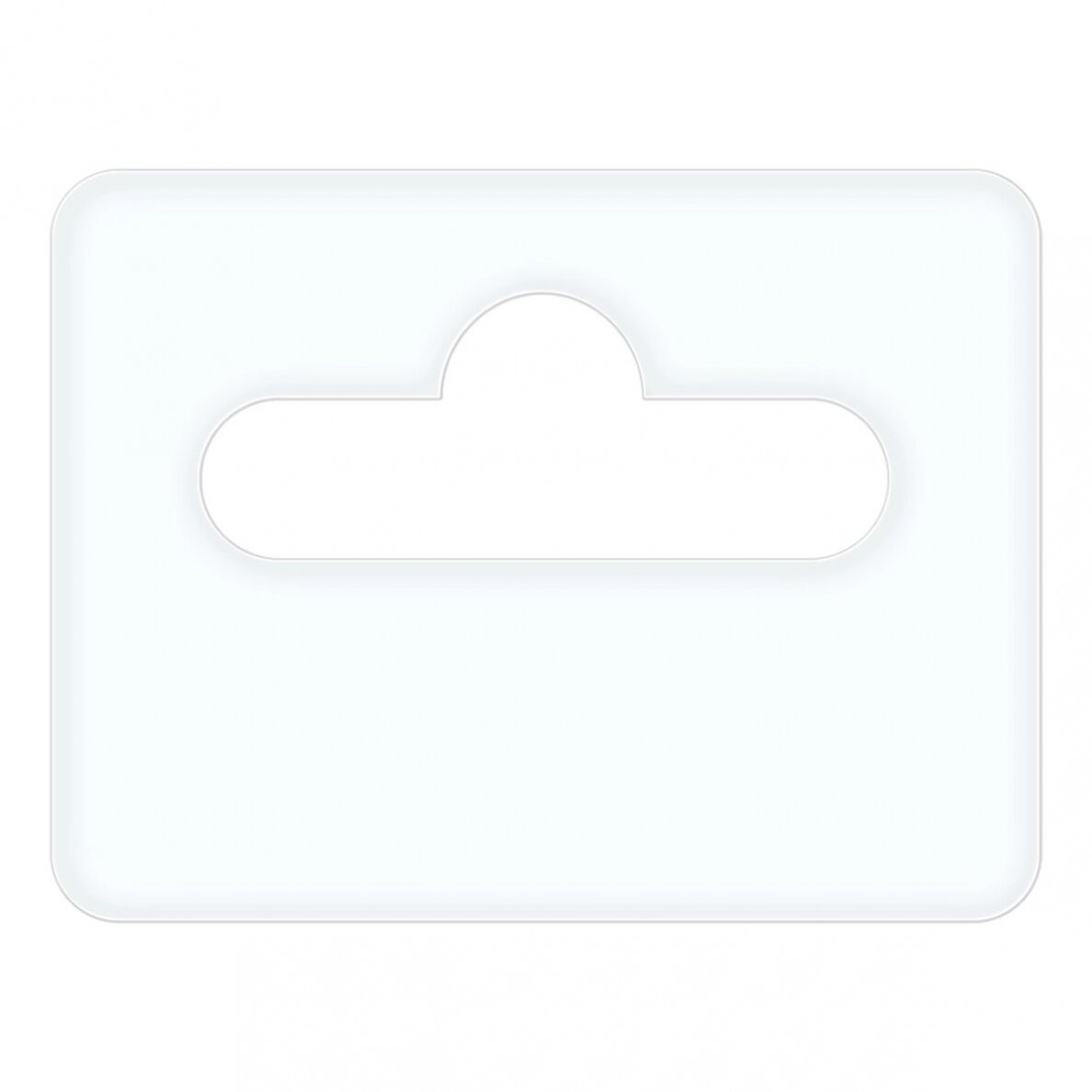 Euro pendant 35mm x 47mmrubber glue 1000 pcs/roll (0.35 foil)