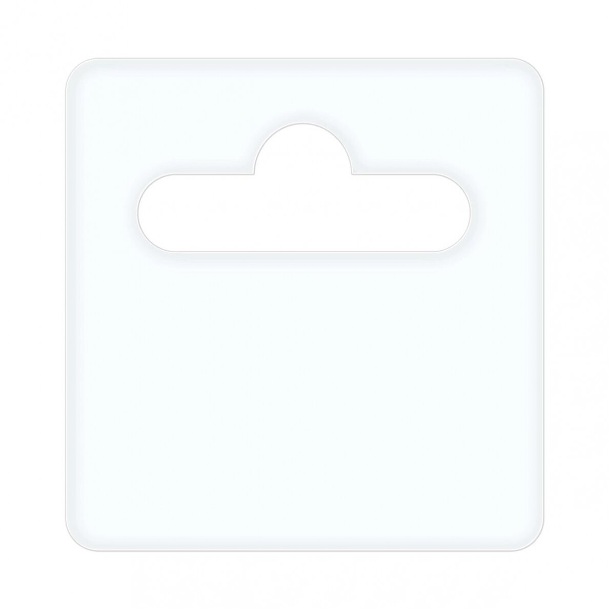 Euro pendant 50x50 mm premiumrubber glue 1000 pcs/roll (0.35 mm foil)