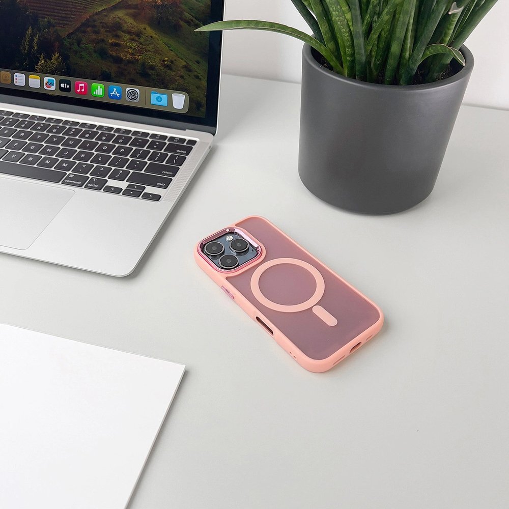 iPhone 17 Pro dėklas Fashion Case, MagSafe – rožinis 5