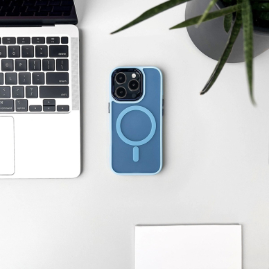 Samsung Galaxy A56 5G – Fashion dėklas su MagSafe - Mėlynas 6