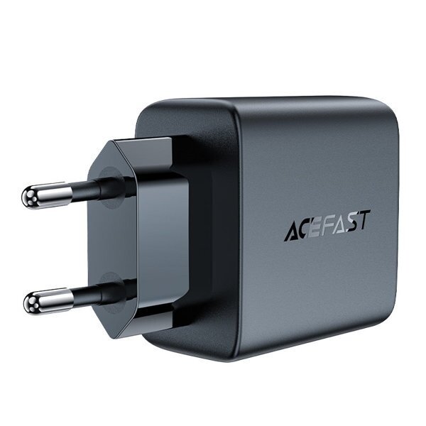 Fast charger GaN 35W PD 2x USB C Acefast A49 - Juodas 1 Fast charger GaN 35W PD 2x USB C Acefast A49 - Juodas 1