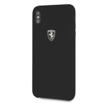 Originalus Ferrari Dėklas Nugarėlė Feosihci65Bk Iphone Xs Max Juodas Silicone Off Track