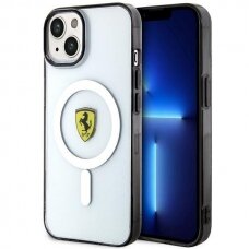 Dėklas Ferrari Outline Magsafe FEHMP14MURKT iPhone 14 Plus Permatomas