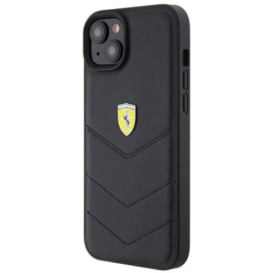 Originalus dėklas Ferrari FEHCP15MRDUK iPhone 15 Plus 6.7 Juodas hardcase Quilted Metal Logo 1 Originalus dėklas Ferrari FEHCP15MRDUK iPhone 15 Plus 6.7 Juodas hardcase Quilted Metal Logo 1