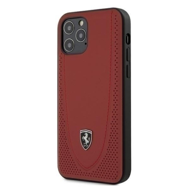 Originalus Ferrari Dėklas Feogohcp12Mre Iphone 12/12 Pro Raudonas Off Track Perforated Originalus Ferrari Dėklas Feogohcp12Mre Iphone 12/12 Pro Raudonas Off Track Perforated