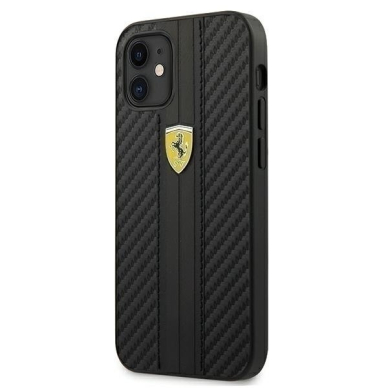 Originalus Ferrari Dėklas Fesnechcp12Sbk Iphone 12 Mini Juodas On Track Pu Carbon Originalus Ferrari Dėklas Fesnechcp12Sbk Iphone 12 Mini Juodas On Track Pu Carbon