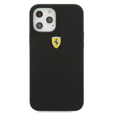 Dėklas Originalus Ferrari Fessihcp12Lbk Iphone 12 Pro Max 6,7" juodas Hardcase On Track Silicone 2 Dėklas Originalus Ferrari Fessihcp12Lbk Iphone 12 Pro Max 6,7" juodas Hardcase On Track Silicone 2