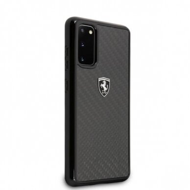 Originalus dėklas Ferrari Hardcase FEHCAHCS62BK S20 G980 Juodas Carbon Heritage 2 Originalus dėklas Ferrari Hardcase FEHCAHCS62BK S20 G980 Juodas Carbon Heritage 2