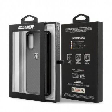Originalus dėklas Ferrari Hardcase FEHCAHCS62BK S20 G980 Juodas Carbon Heritage 6 Originalus dėklas Ferrari Hardcase FEHCAHCS62BK S20 G980 Juodas Carbon Heritage 6