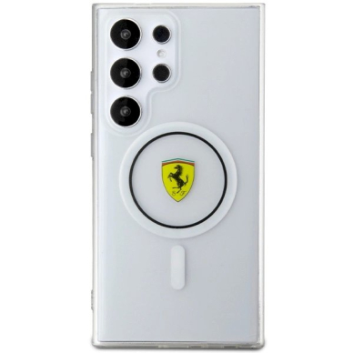 Samsung Galaxy S24 Ultra Dėklas Ferrari IML Transp Inner Circle Line MagSafe – juodas 2