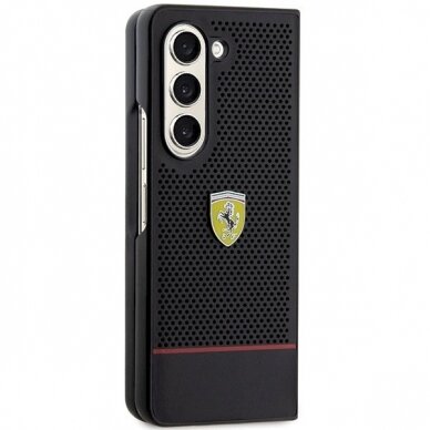 Samsung Galaxy Z Fold 5 Dėklas Ferrari Perforated Line – juodas 4