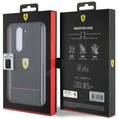 Samsung Galaxy Z Fold 5 Dėklas Ferrari Perforated Line – juodas 6