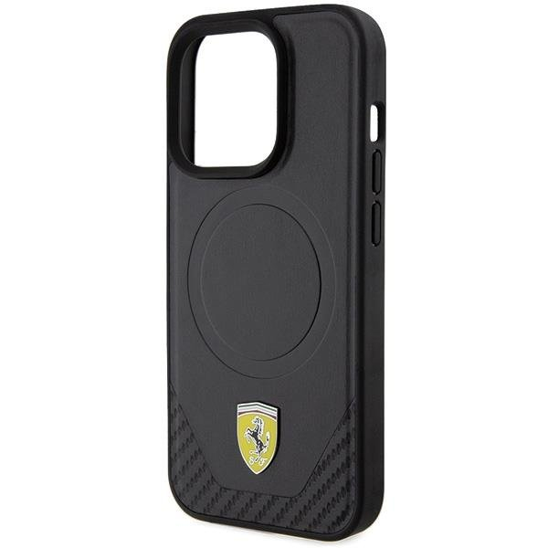 Ferrari Carbon Metal Logo MagSafe case for iPhone 15 Pro - black 5 Ferrari Carbon Metal Logo MagSafe case for iPhone 15 Pro - black 5