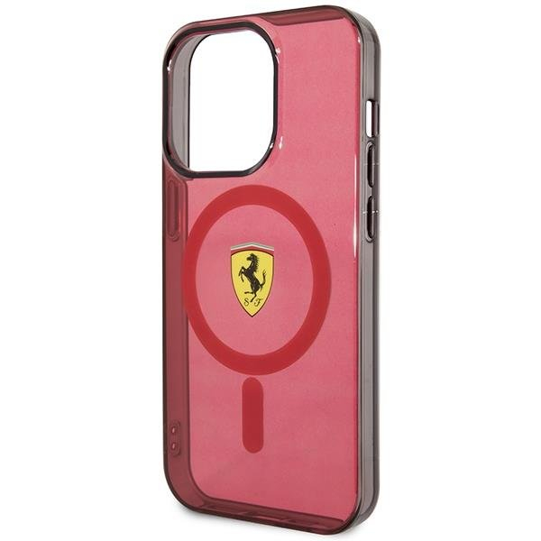 Dėklas Ferrari Translucent Magsafe FEHMP14LUKR iPhone 14 Pro Raudonas 5 Dėklas Ferrari Translucent Magsafe FEHMP14LUKR iPhone 14 Pro Raudonas 5