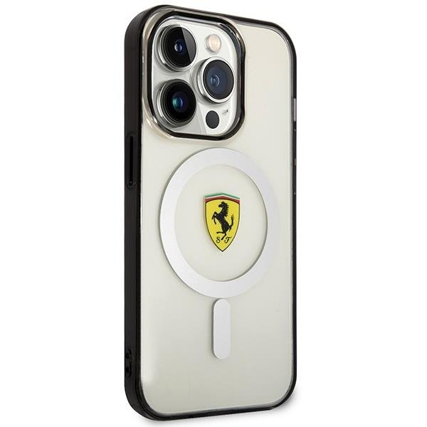 Dėklas Ferrari Outline Magsafe FEHMP14XURKT iPhone 14 Pro Max Permatomas 3 Dėklas Ferrari Outline Magsafe FEHMP14XURKT iPhone 14 Pro Max Permatomas 3
