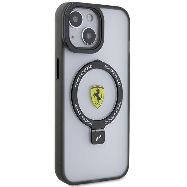 Originalus dėklas Ferrari FEHMP15SUSCAH iPhone 15 6.1 Permatomas hardcase Ring Stand 2023 Collection MagSafe 3 Originalus dėklas Ferrari FEHMP15SUSCAH iPhone 15 6.1 Permatomas hardcase Ring Stand 2023 Collection MagSafe 3