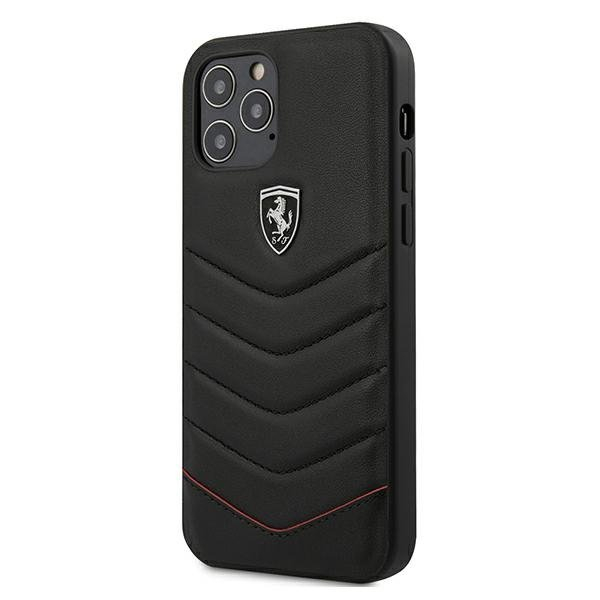 Originalus Ferrari Dėklas Fehquhcp12Lbk Iphone 12 Pro Max Juodas Off Track Quilted Originalus Ferrari Dėklas Fehquhcp12Lbk Iphone 12 Pro Max Juodas Off Track Quilted