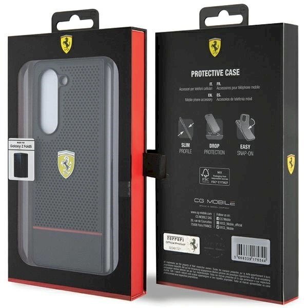 Samsung Galaxy Z Fold 5 Dėklas Ferrari Perforated Line – juodas 6 Samsung Galaxy Z Fold 5 Dėklas Ferrari Perforated Line – juodas 6