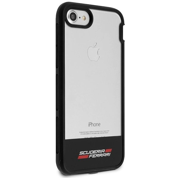 Ferrari Racing Shield Dėklas skirtas iPhone 7 / 8 / SE 2020 / SE 2022 - Semi-Permatomas 3