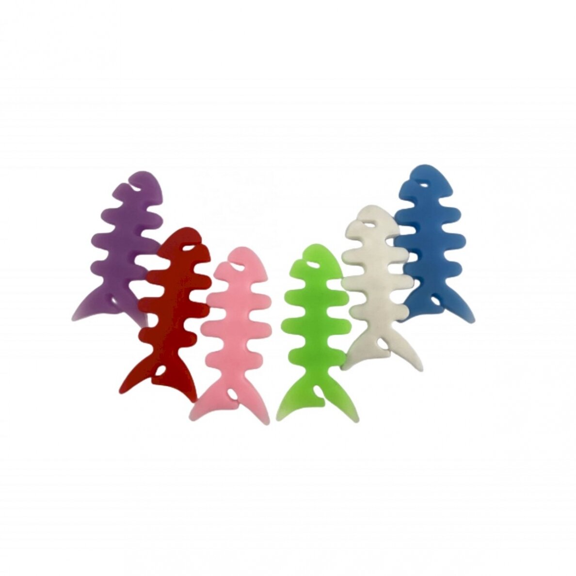 Fish-shaped headphone Kabelis wrap - Rožinis 3 Fish-shaped headphone Kabelis wrap - Rožinis 3